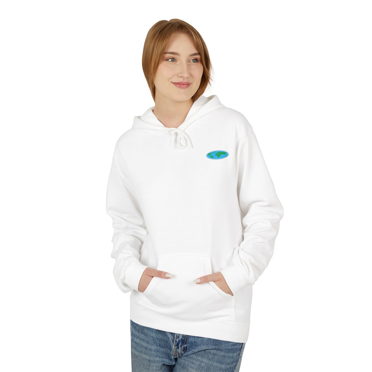 Hoodie Flat Earth Hiking Club Design