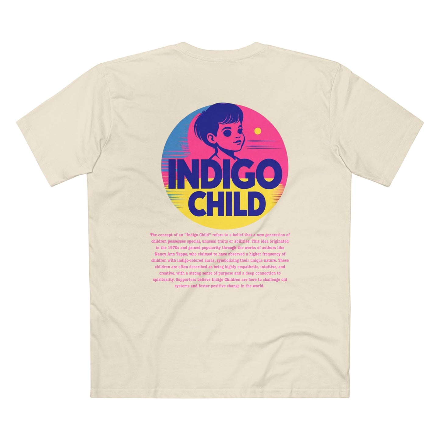 Indigo Child Tee - 80s Style Adult Staple Shirt