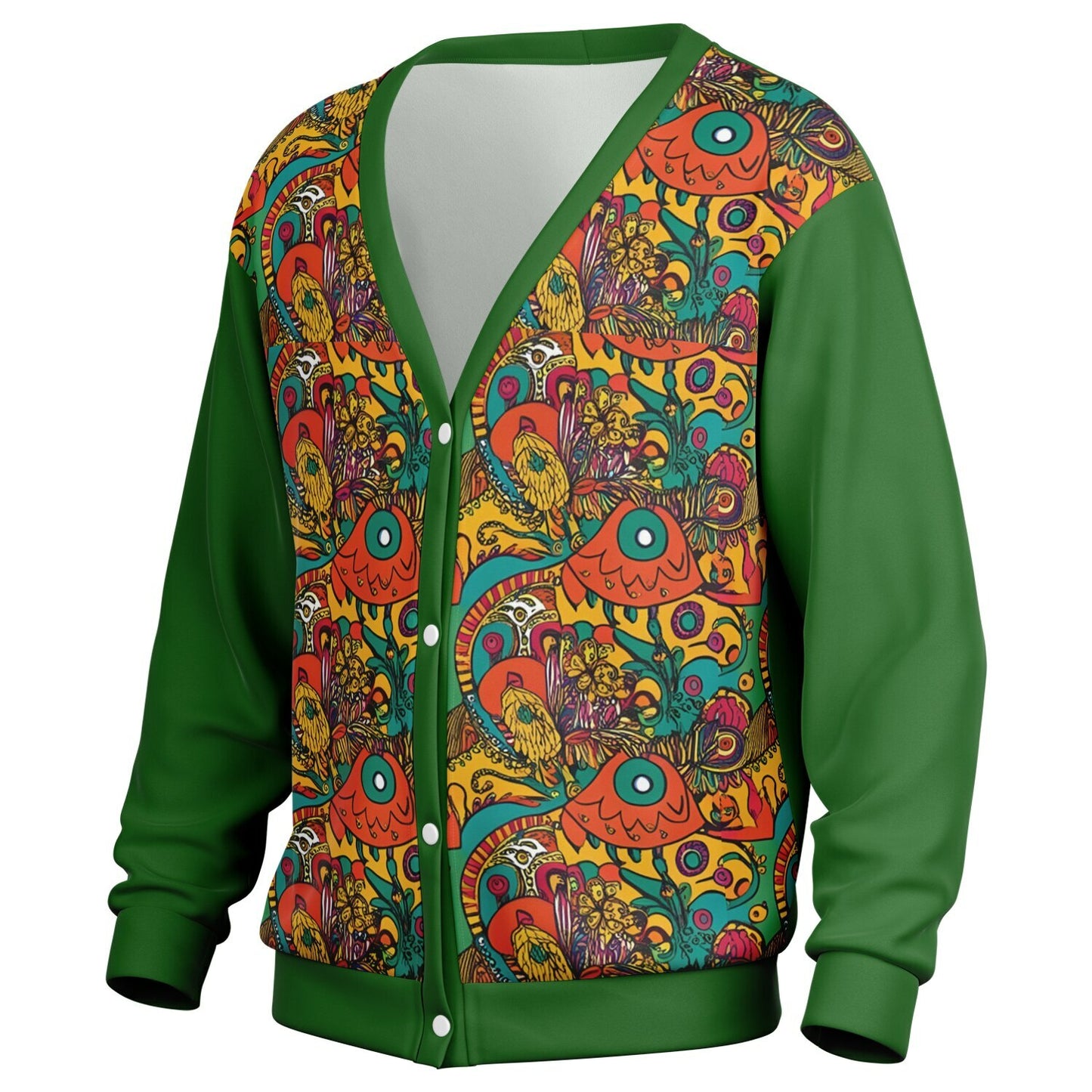 K-Funk Co. Trippy Cardigan - AOP