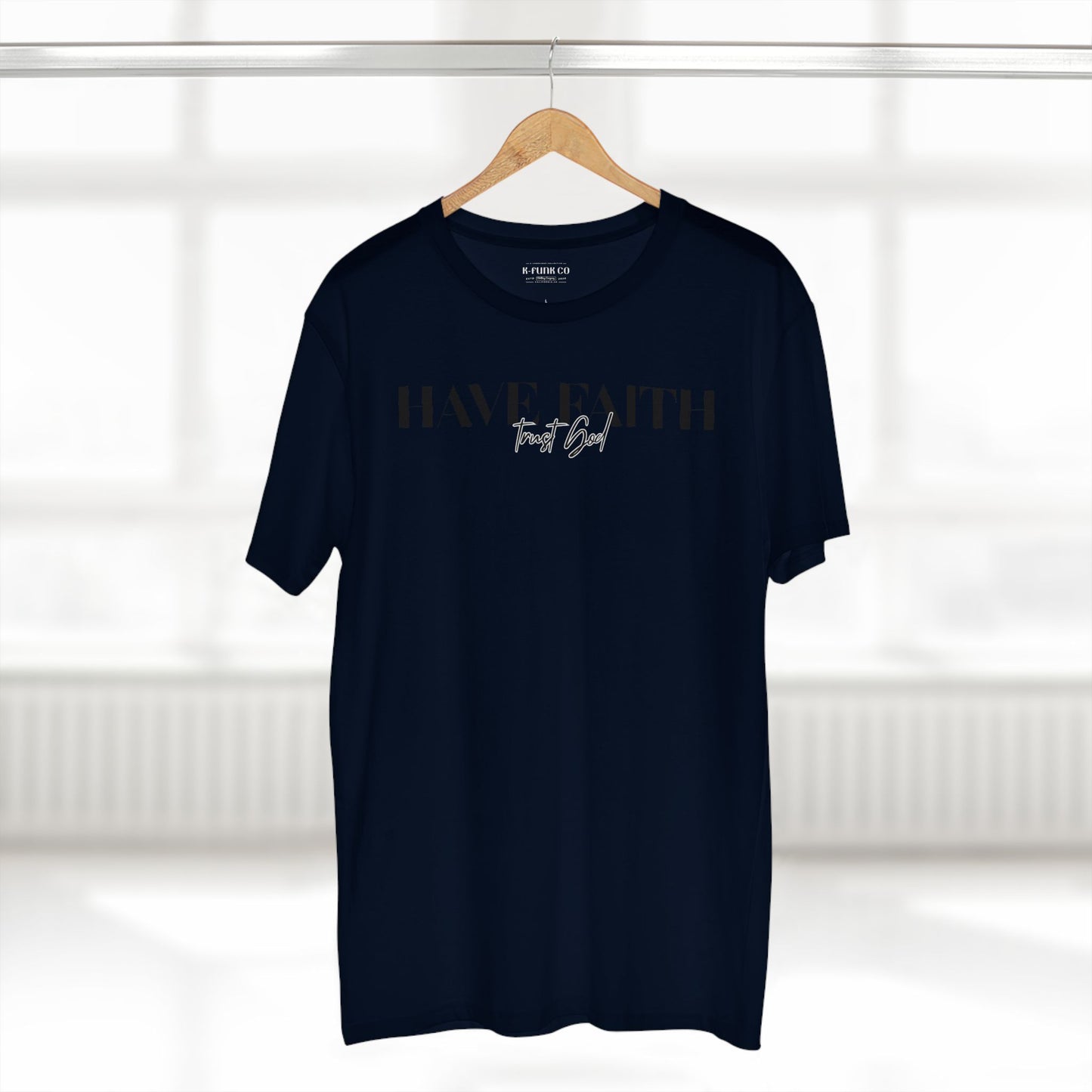 Have Faith Trust God Tee Black