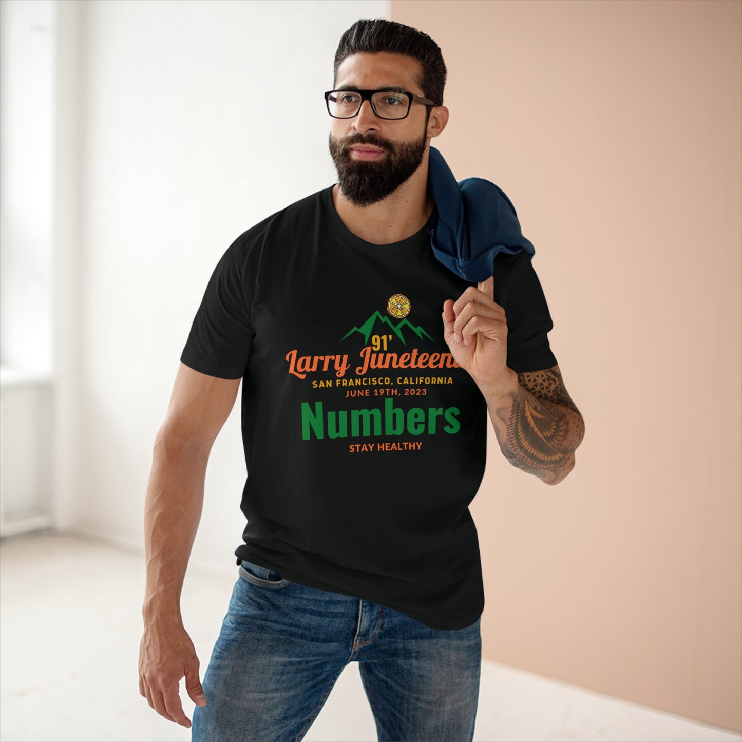 Larry Juneteenth Men's Staple Tee