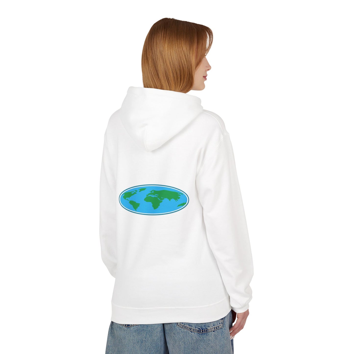 Hoodie Flat Earth Hiking Club Design