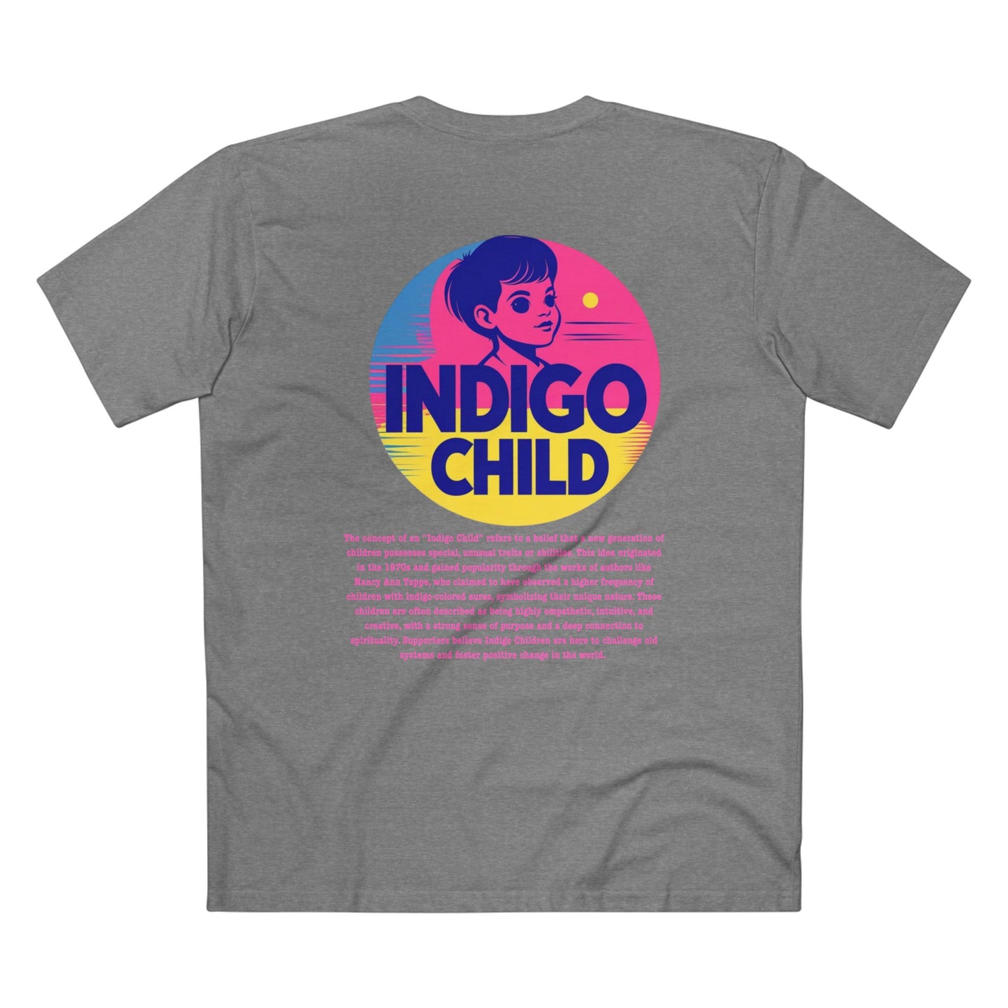 Indigo Child Tee - 80s Style Adult Staple Shirt
