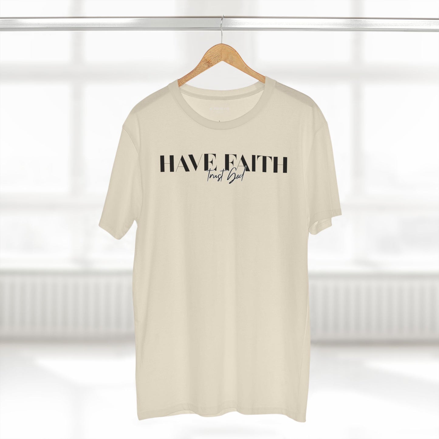 Have Faith Trust God Tee Black