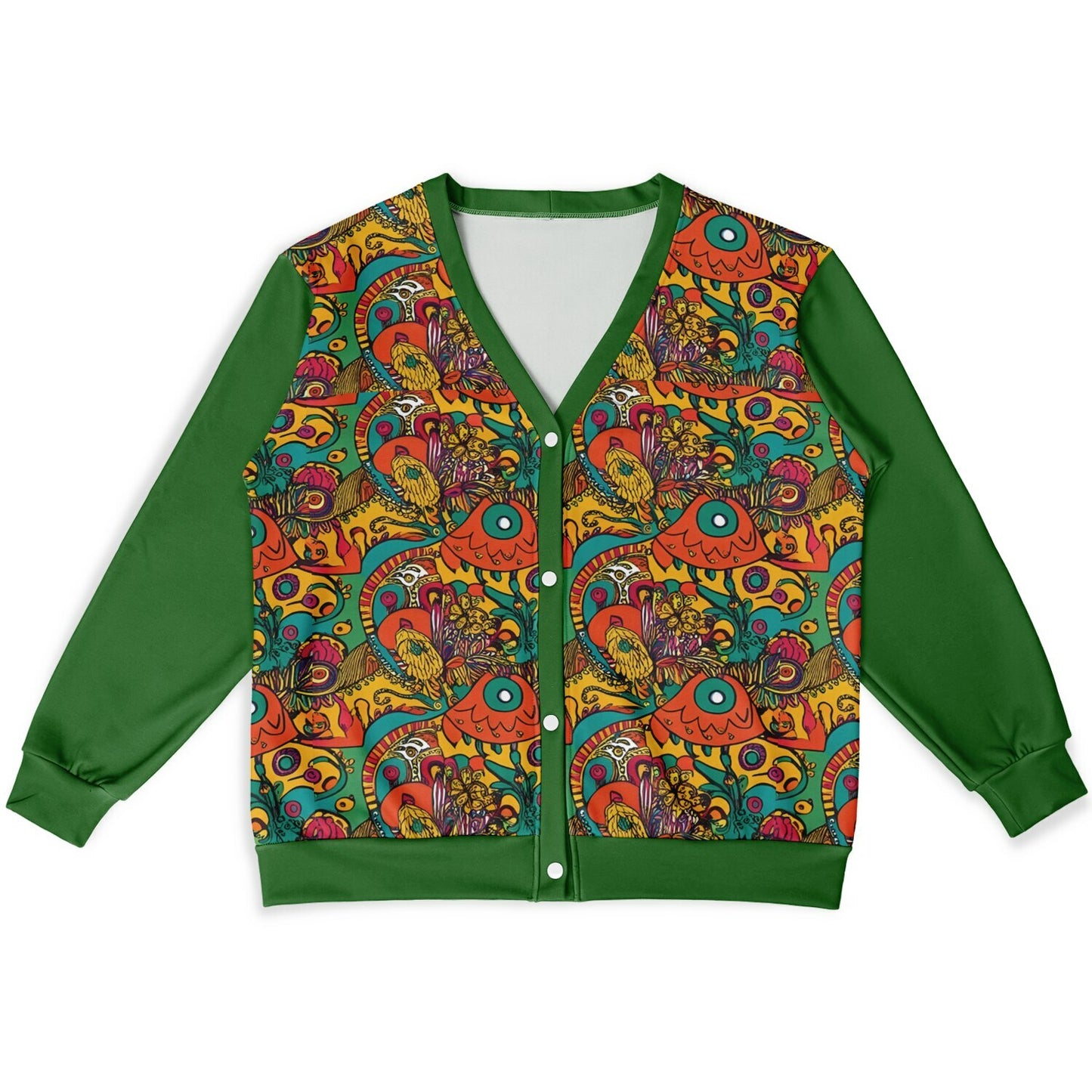 K-Funk Co. Trippy Cardigan - AOP