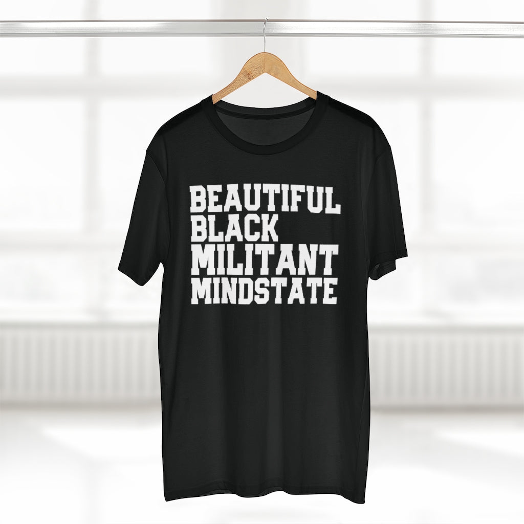 Beautiful Black Militant Mindset Staple Tee