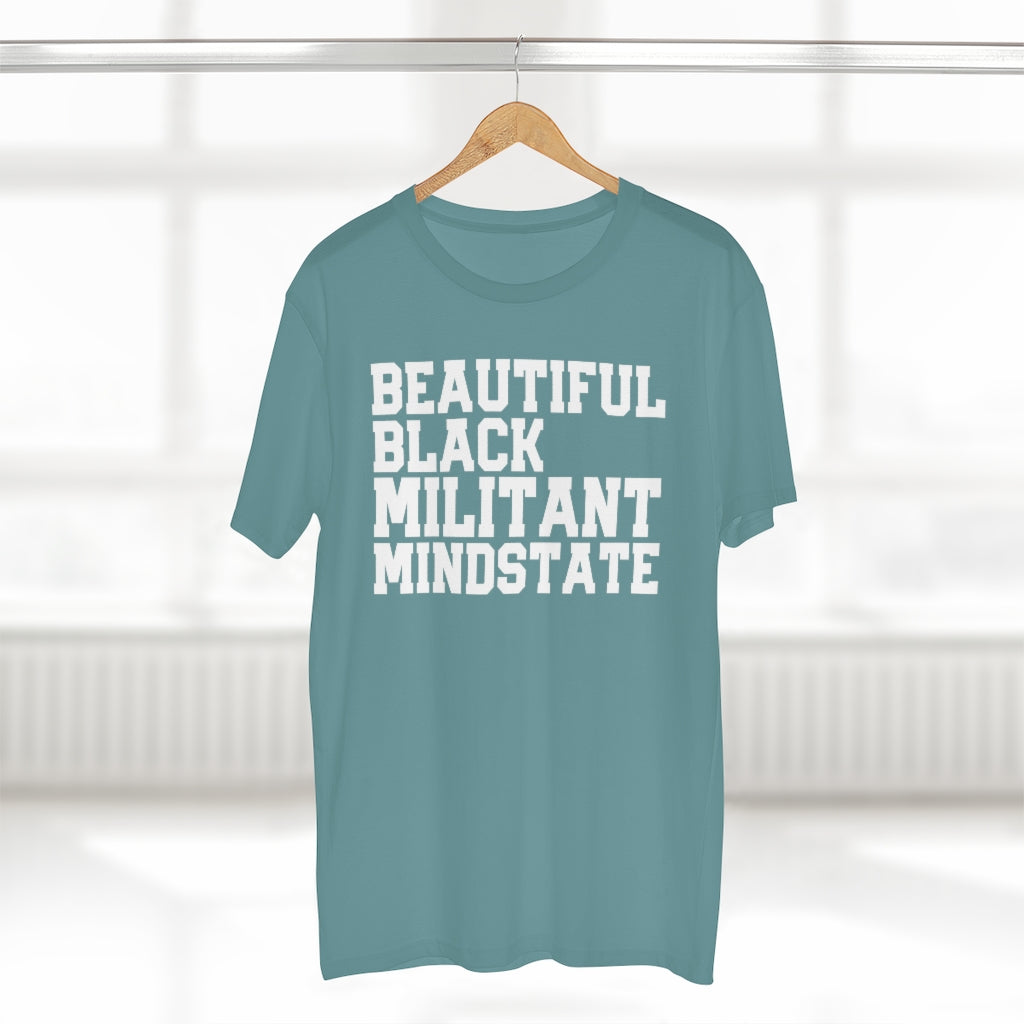Beautiful Black Militant Mindset Staple Tee