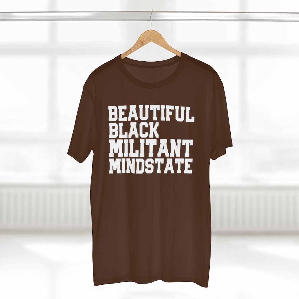 Beautiful Black Militant Mindset Staple Tee