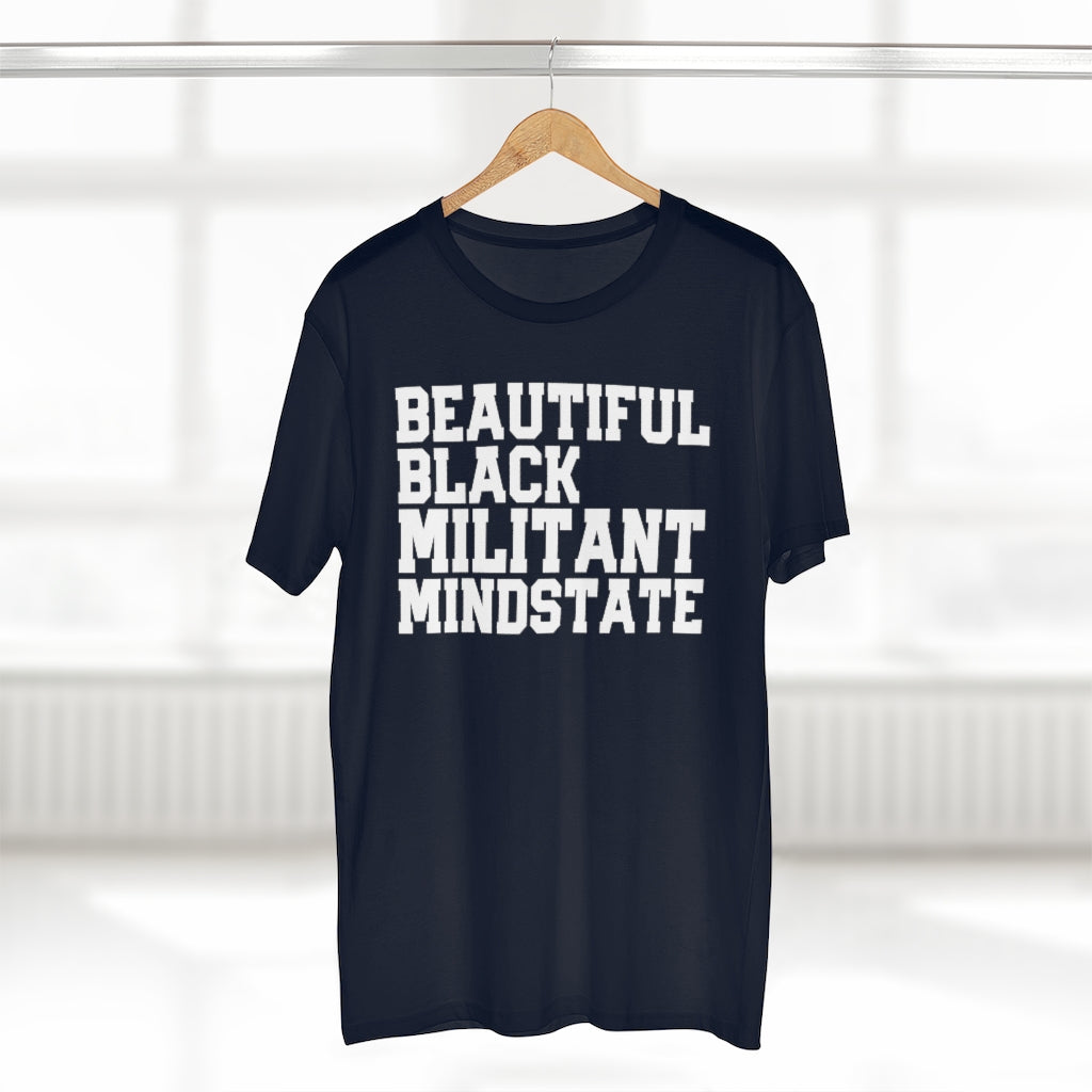 Beautiful Black Militant Mindset Staple Tee