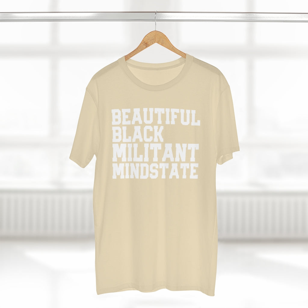 Beautiful Black Militant Mindset Staple Tee