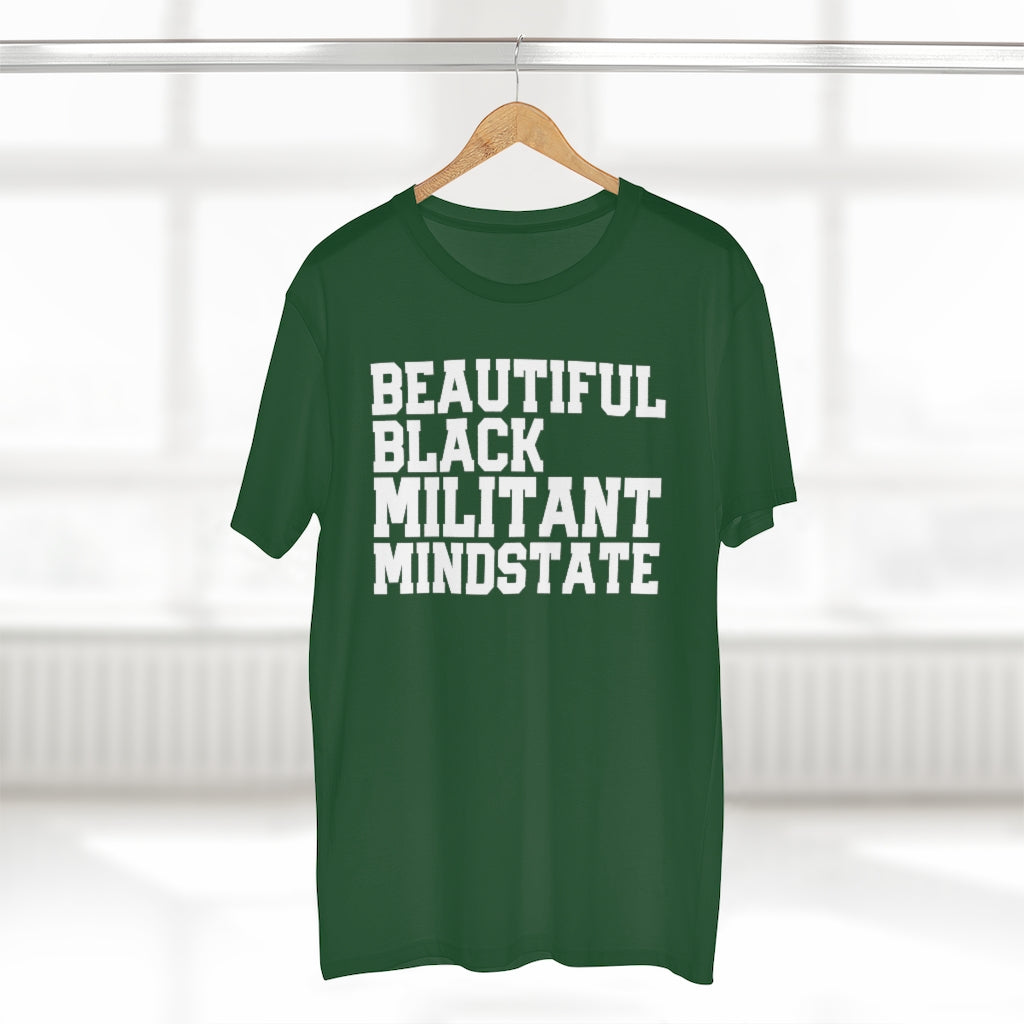 Beautiful Black Militant Mindset Staple Tee