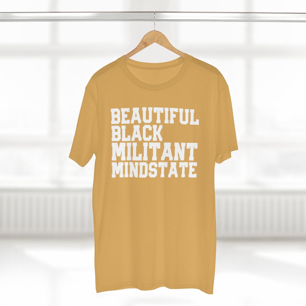 Beautiful Black Militant Mindset Staple Tee