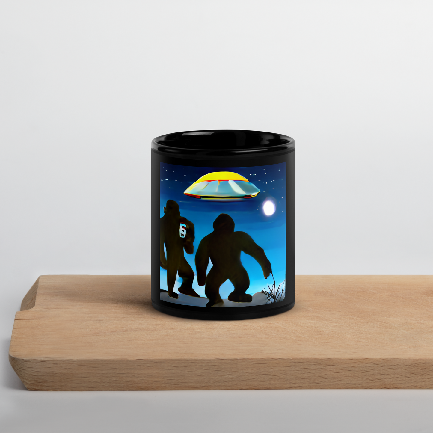 Black Glossy Mug