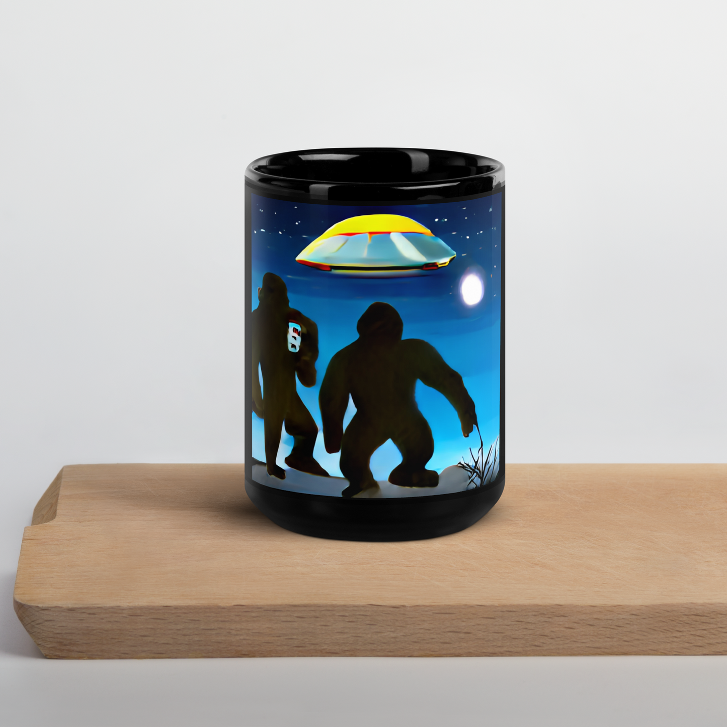 Black Glossy Mug