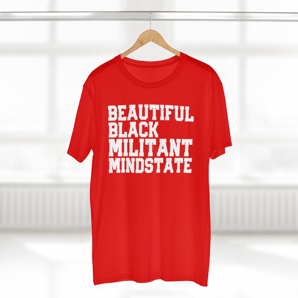 Beautiful Black Militant Mindset Staple Tee