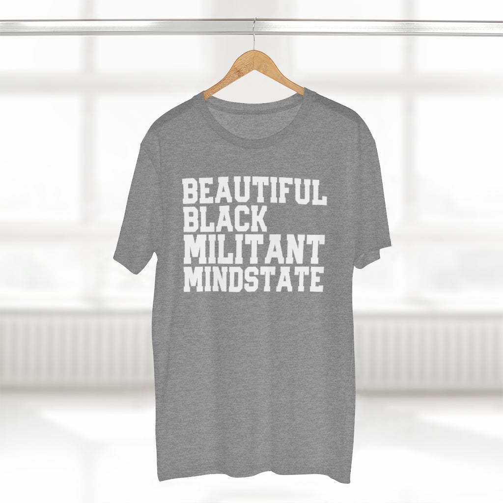 Beautiful Black Militant Mindset Staple Tee