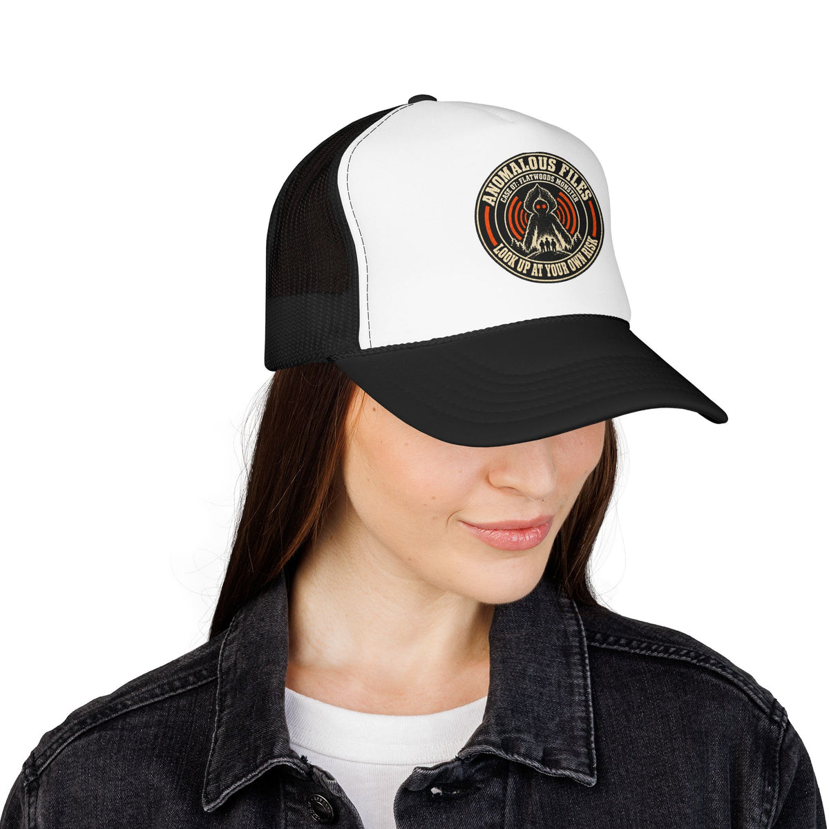 Anomalous Files Case 7: Flatwoods Monster Foam Trucker Hat