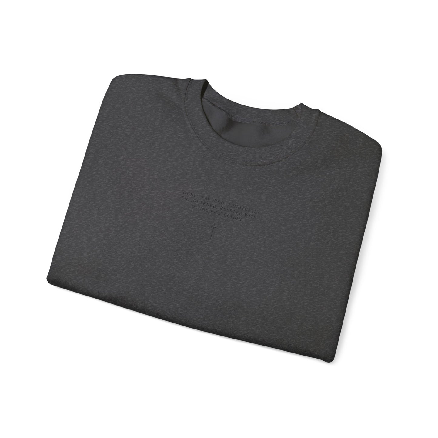 Chosen One/Black Unisex Heavy Blend™ Crewneck Sweatshirt
