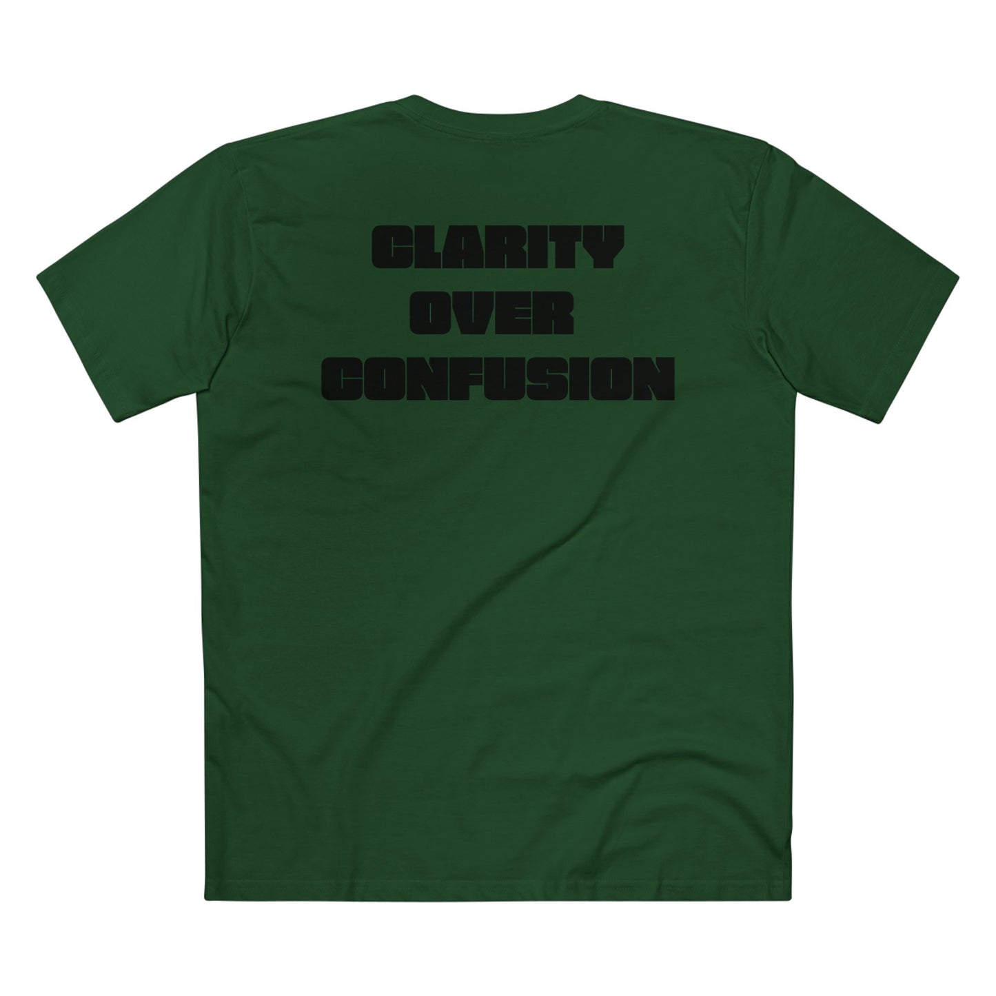 Clarity Over Confusion, Alignment Tee/Black Text