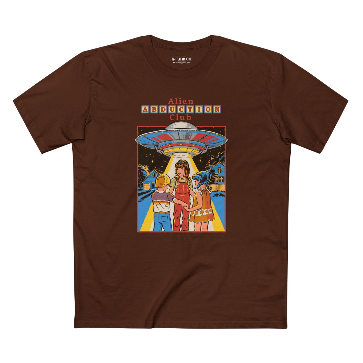 Alien Abduction Club Tee, Alien T-shirt, Retro Horror Graphic T-Shirt