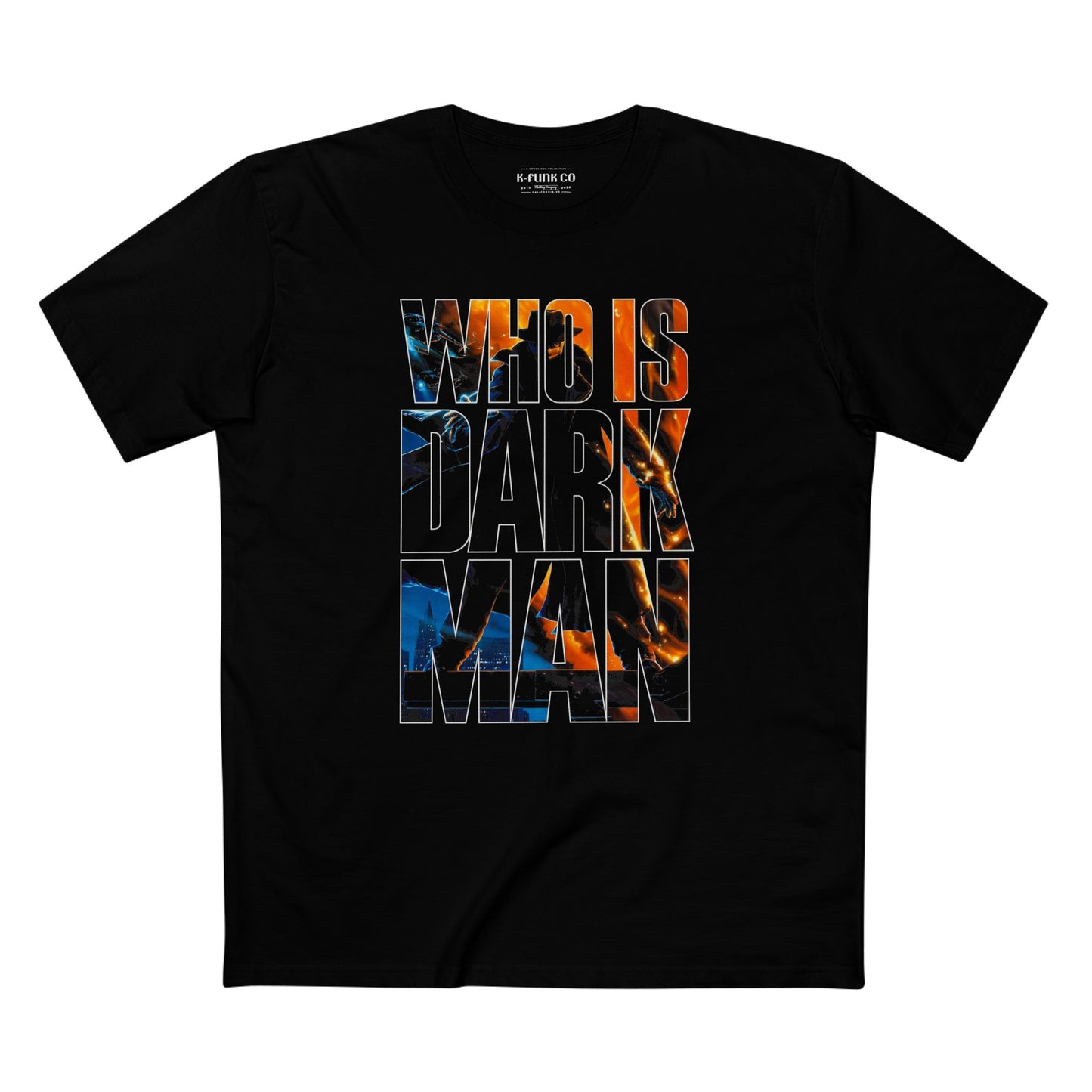 Who is Darkman Retro 80s Movie Tee — Nostalgic 80s Film Graphic, Darkman Tee
