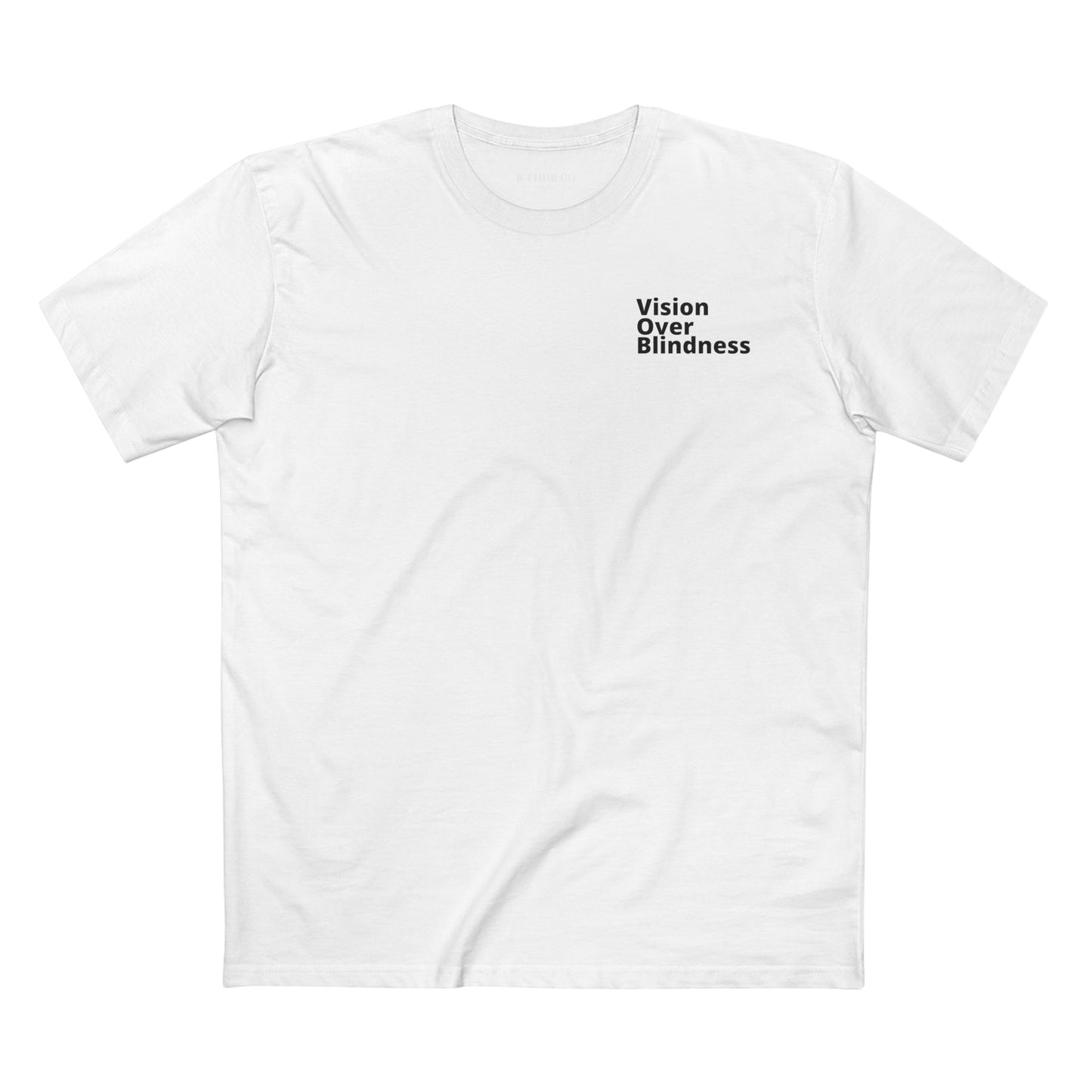 Vision Over Blindness, Alignment Tee/Black Font