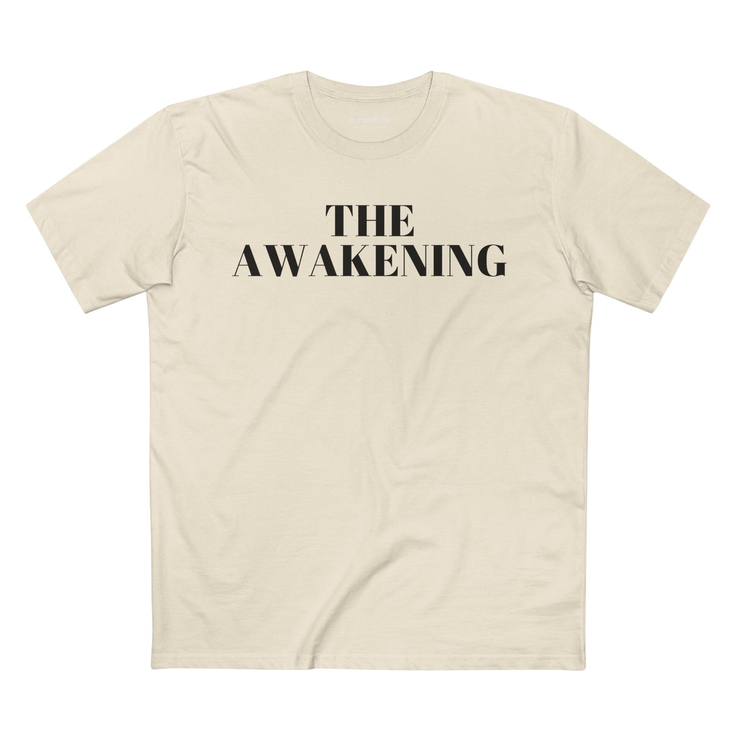 The Awakening Tee/Black Font