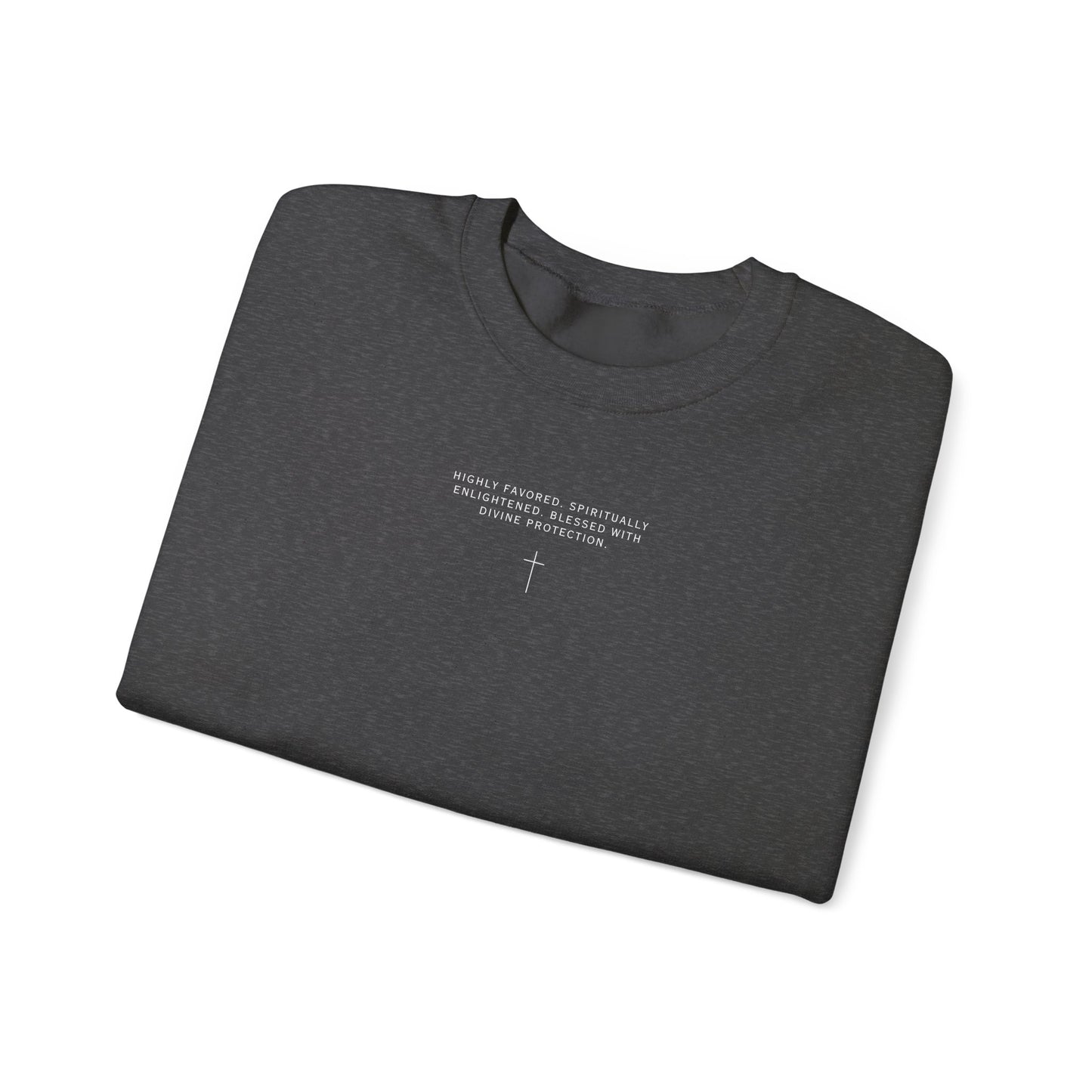 Chosen One/White Unisex Heavy Blend™ Crewneck Sweatshirt