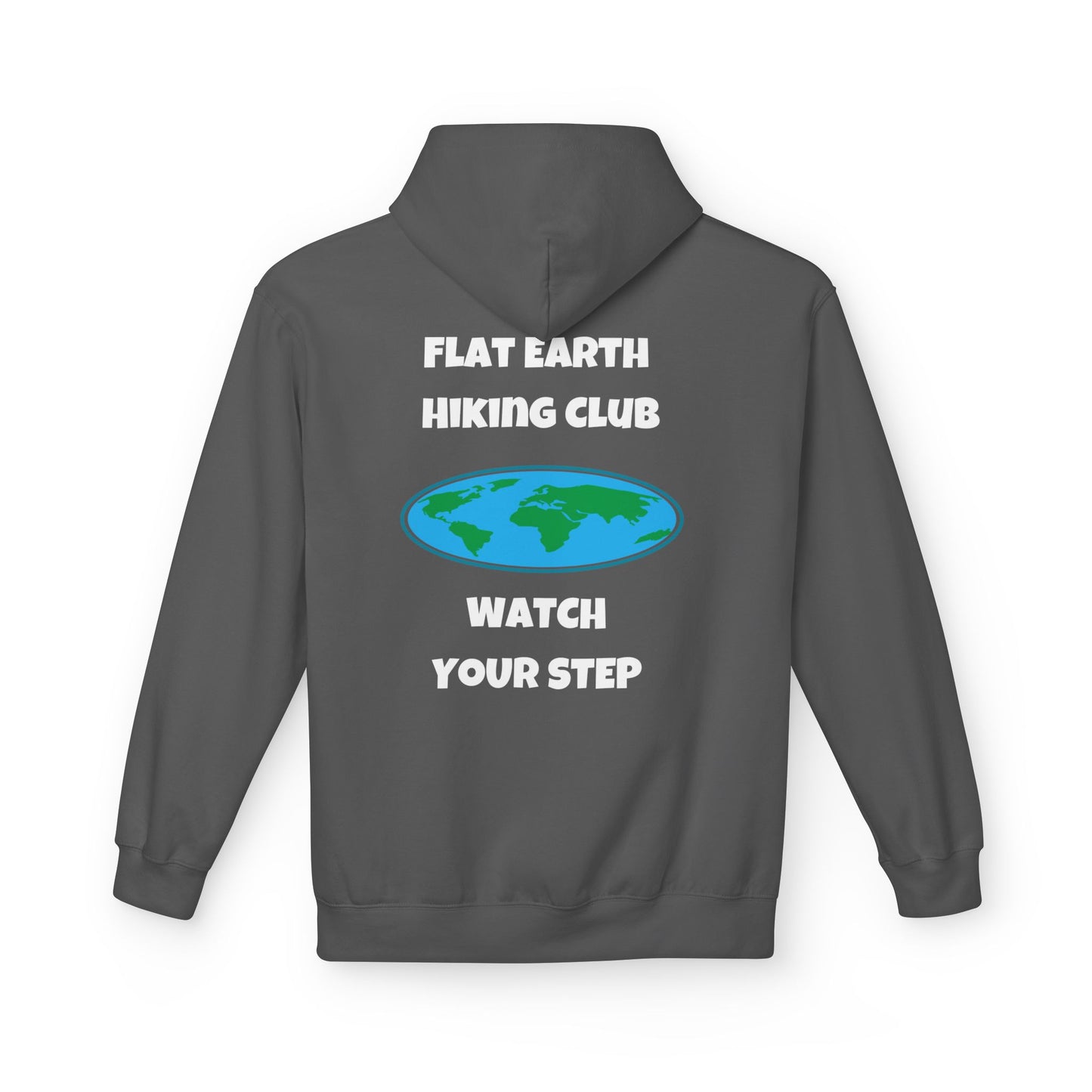 Hoodie Flat Earth Hiking Club Design