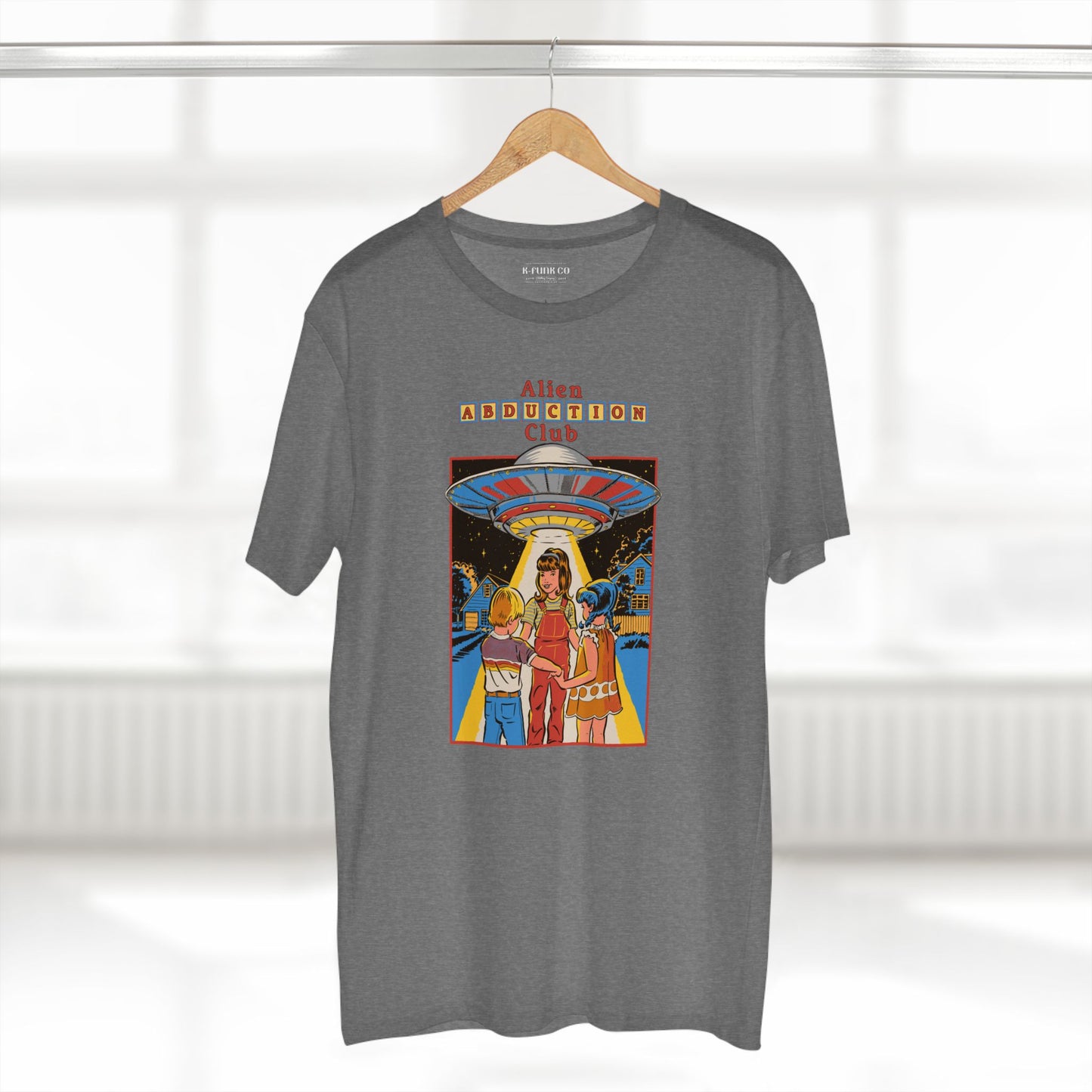 Alien Abduction Club Tee, Alien T-shirt, Retro Horror Graphic T-Shirt