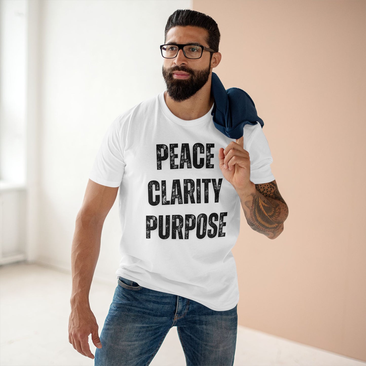 Peace Clarity Purpose/Black Tee