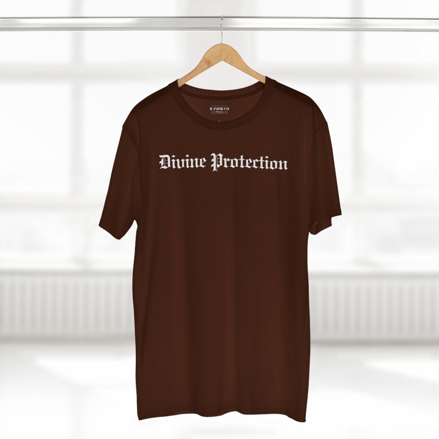 Divine Protection/Old English White Font