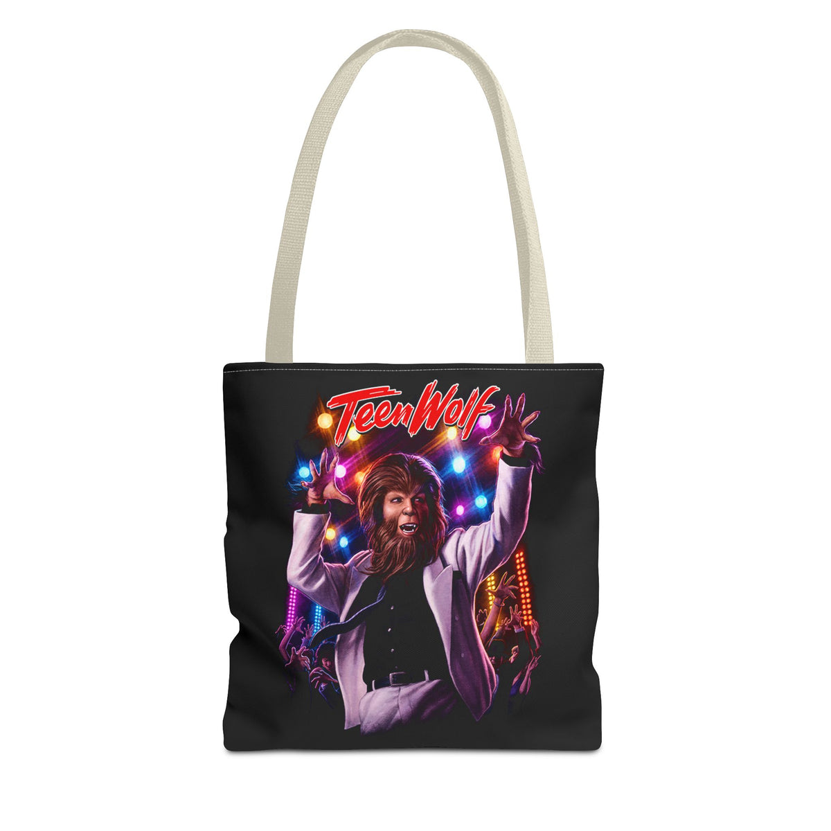 Teen Wolf 80s Werewolf Classic Movie Tote Bag
