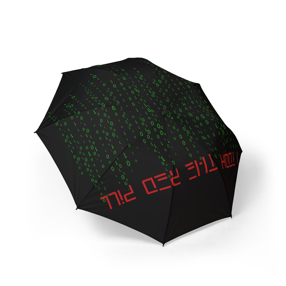 I Took The Red Pill Semi-Automatic Foldable Umbrella