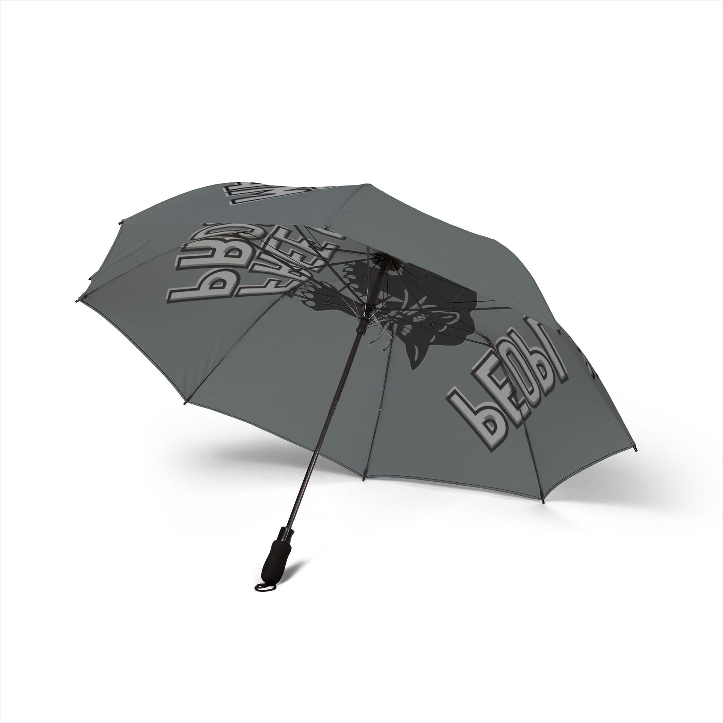 Peoples Free Food Program Semi-Automatic Foldable Umbrella