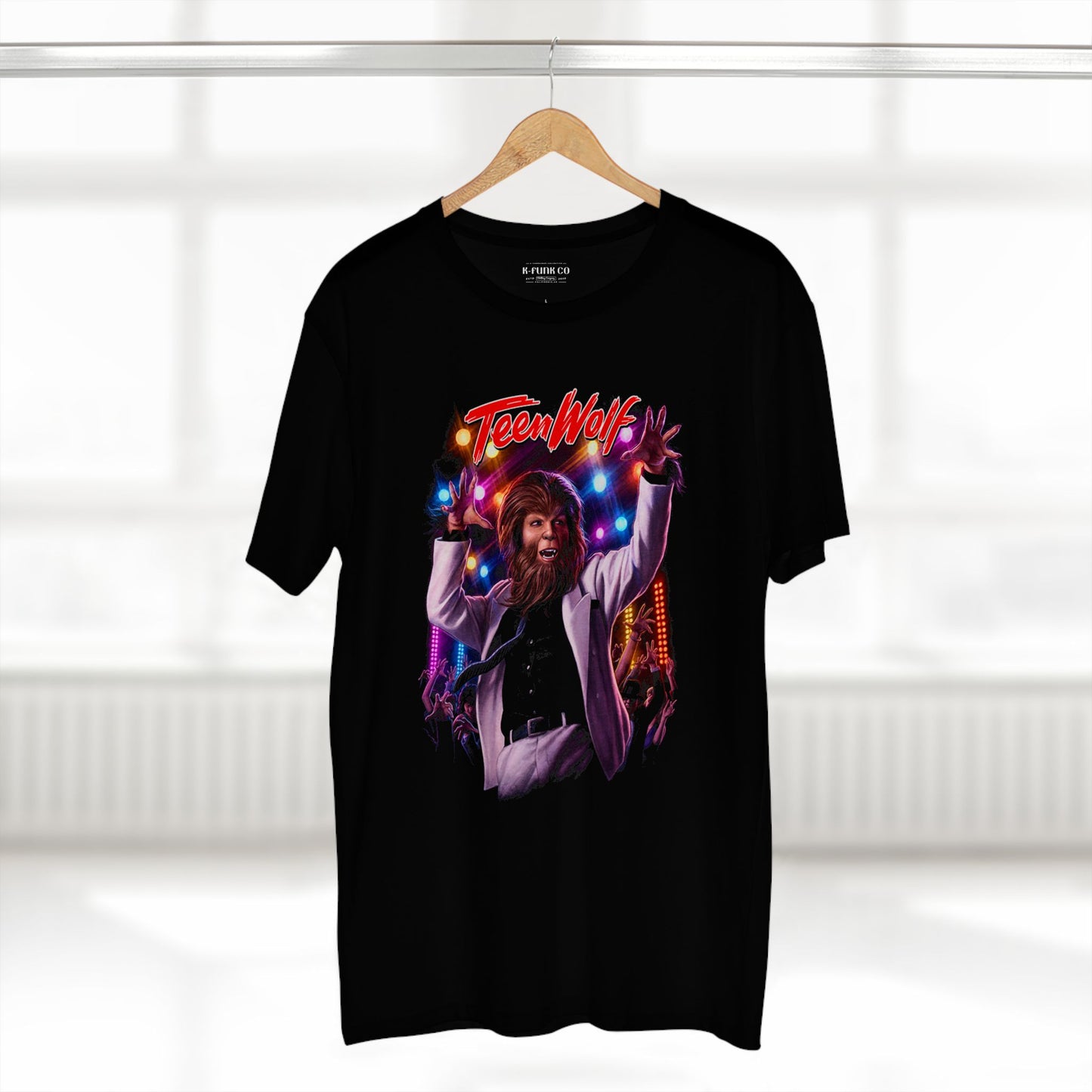 Retro 80s Wolf Movie Tee — Nostalgic 80s Film Graphic, Wolf Teen