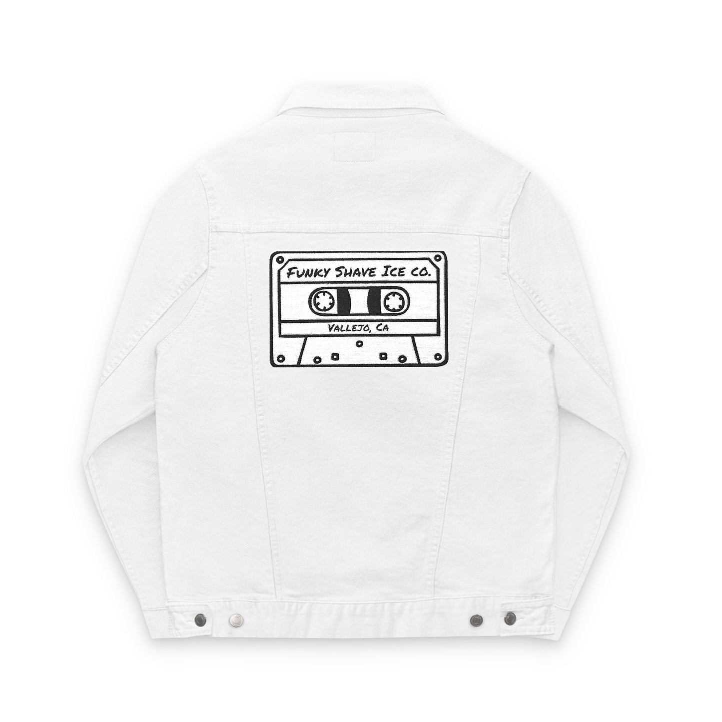 Funky Shave Ice Co Unisex Denim Jacket (Embroidery)