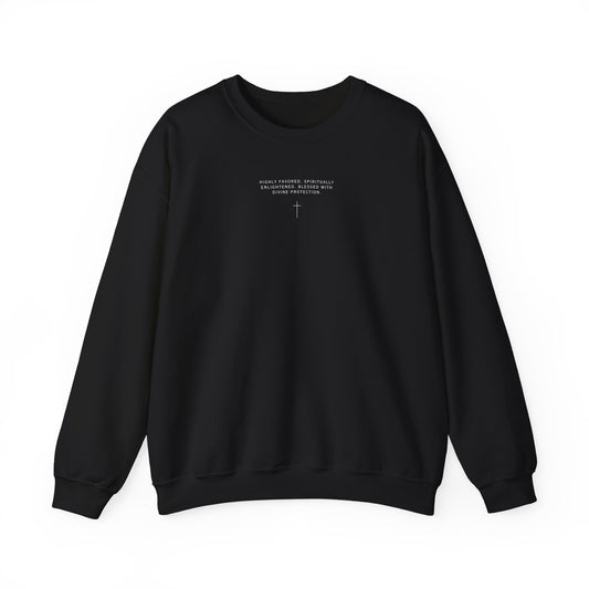 Chosen One/White Unisex Heavy Blend™ Crewneck Sweatshirt