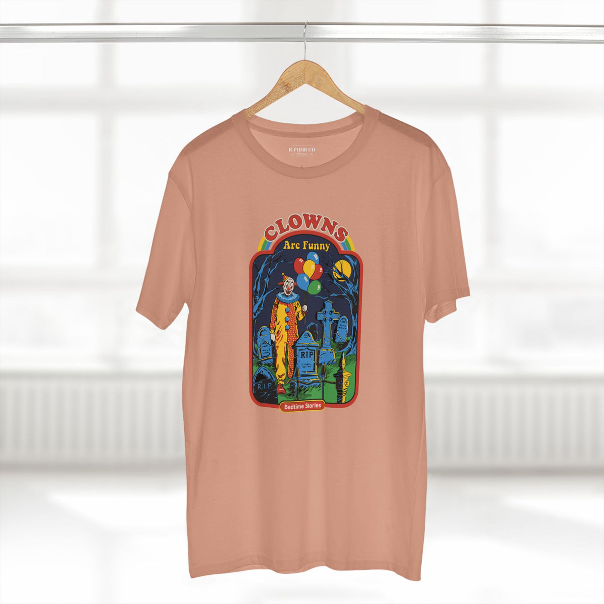 Retro Horror Clown Tee — Nostalgic 80s Film Graphic