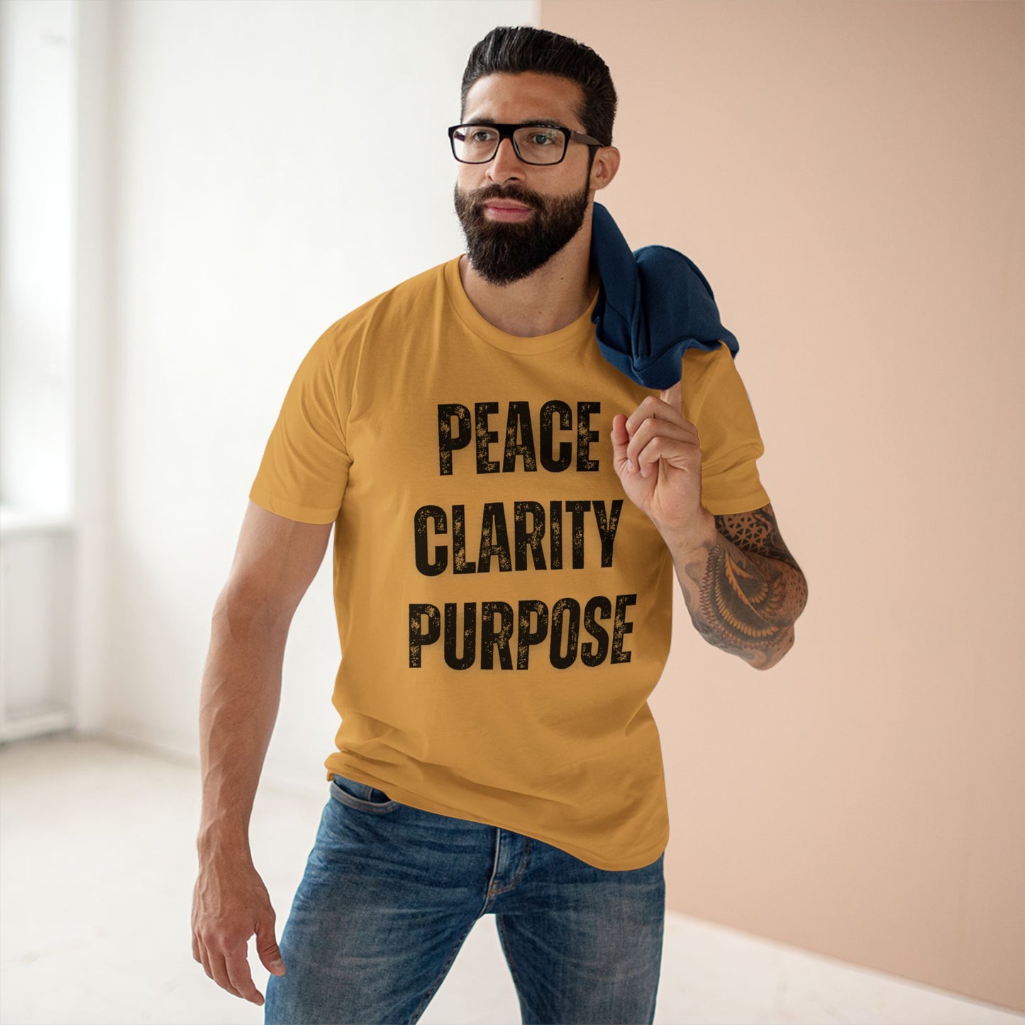 Peace Clarity Purpose/Black Tee