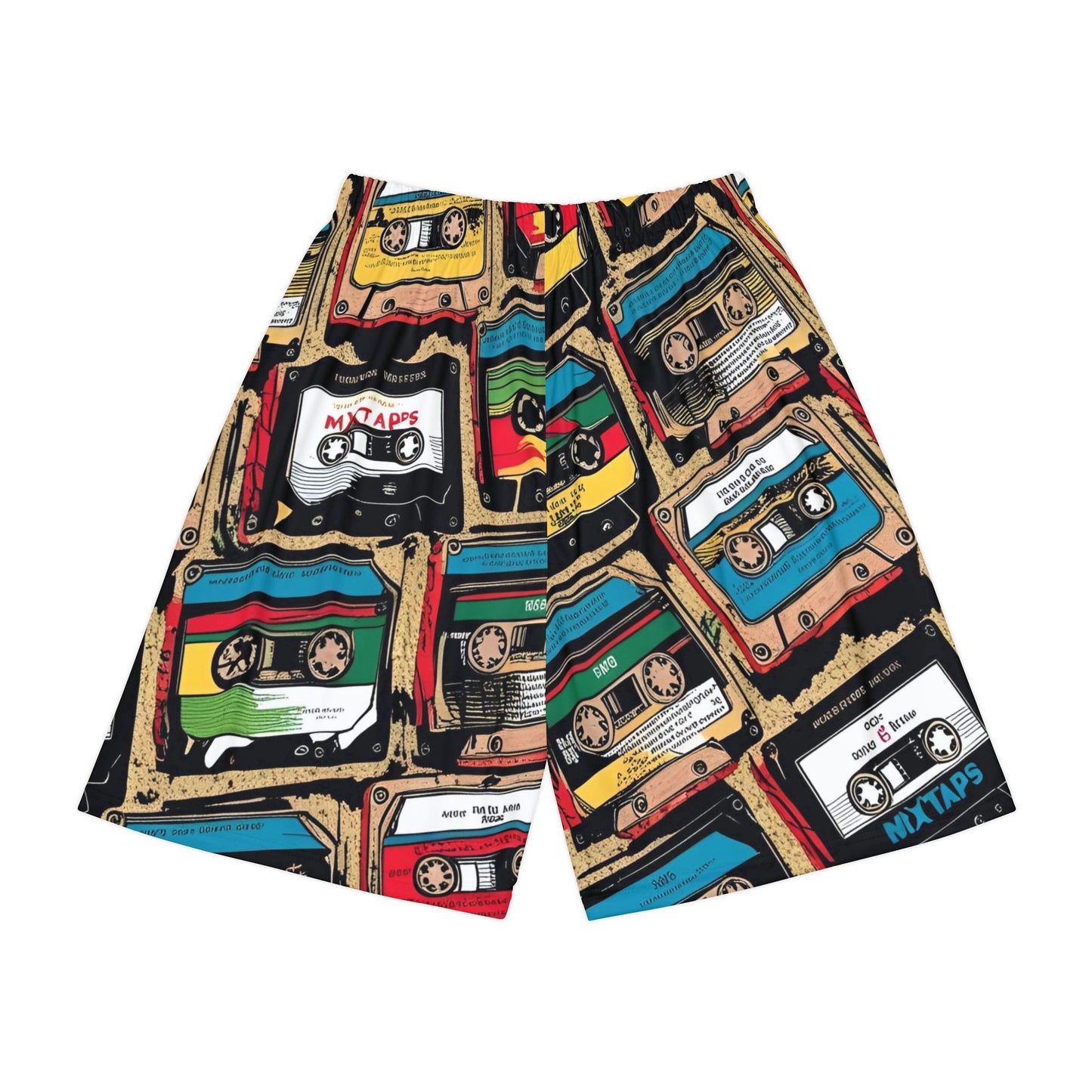 All Over Print Mixtape Shorts Mens Sports Shorts (AOP)