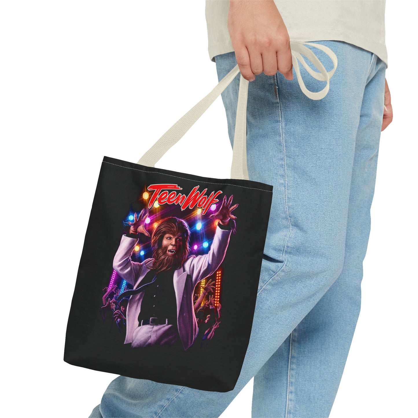 Teen Wolf 80s Werewolf Classic Movie Tote Bag