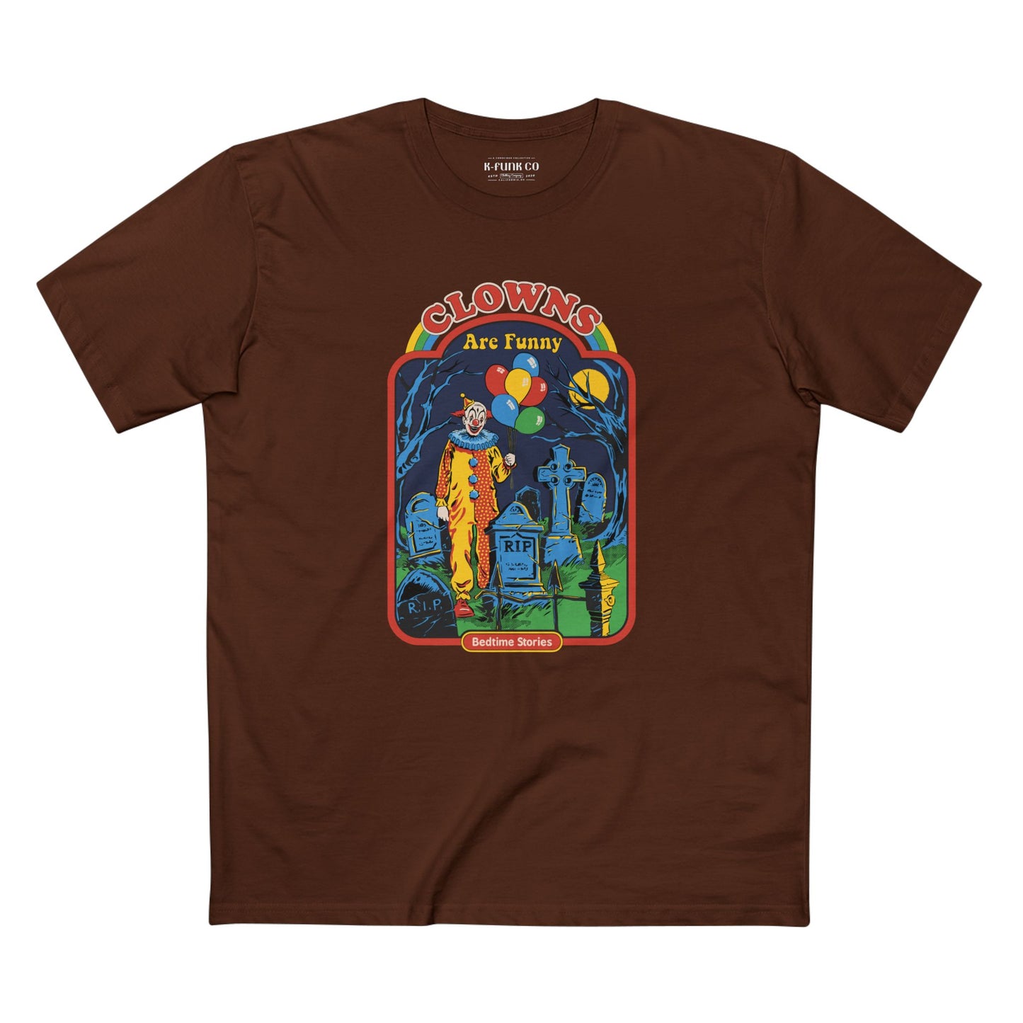 Retro Horror Clown Tee — Nostalgic 80s Film Graphic