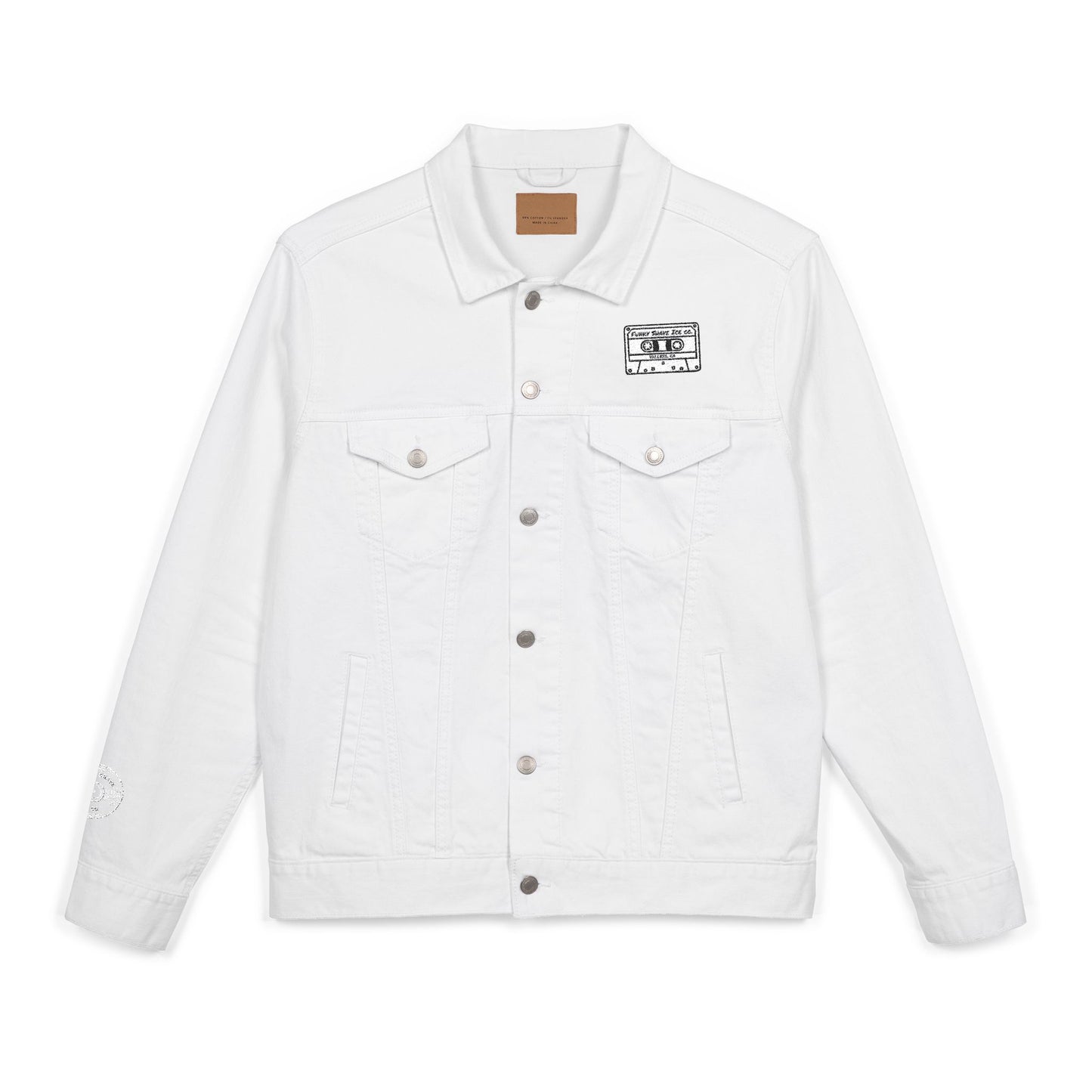 Funky Shave Ice Co Unisex Denim Jacket (Embroidery)