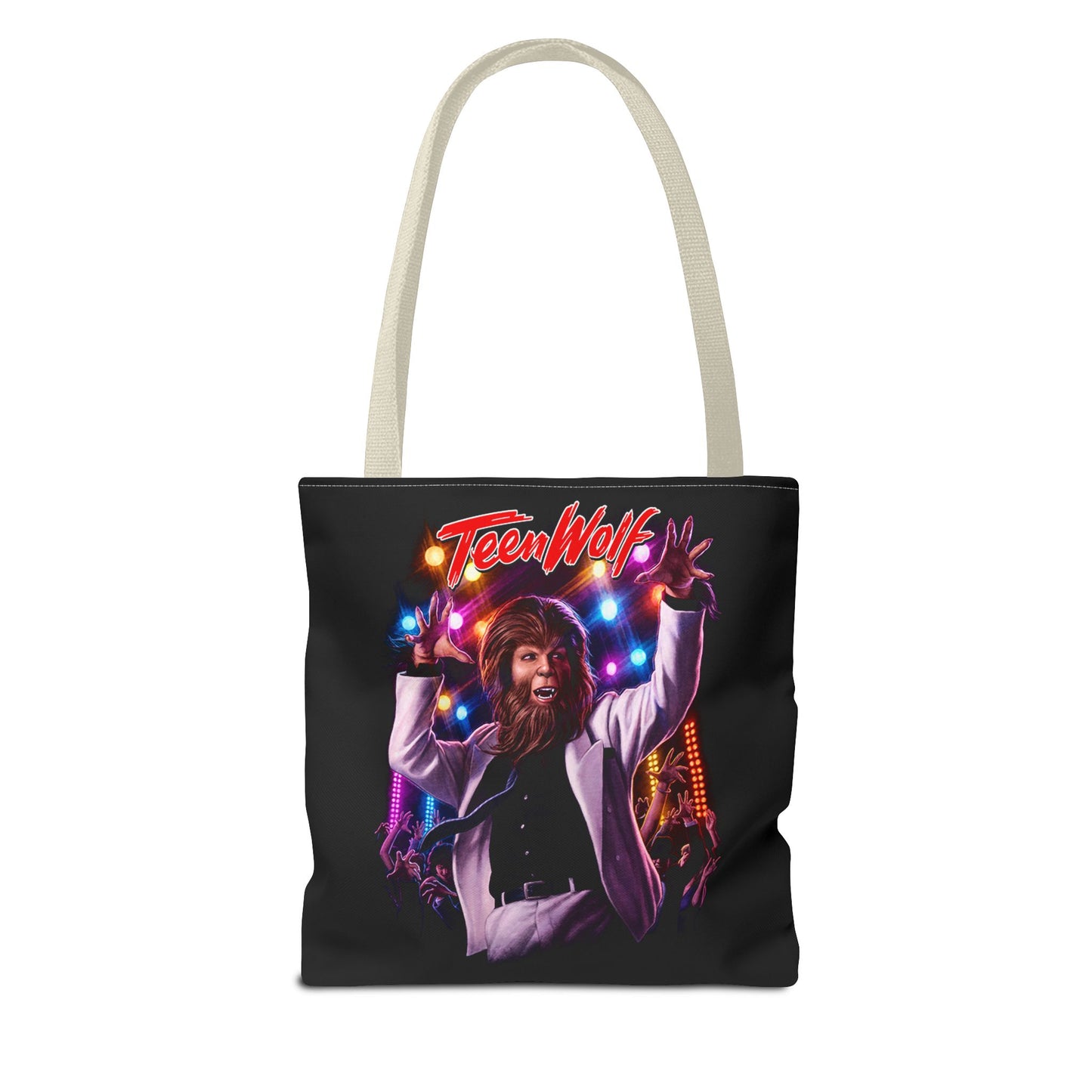 Teen Wolf 80s Werewolf Classic Movie Tote Bag