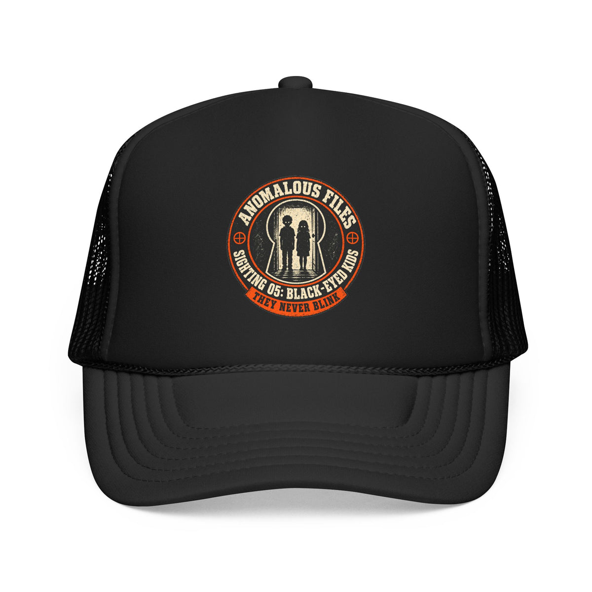 Anomalous Files Sighting 5:Black-Eyed Kids Foam Trucker Hat