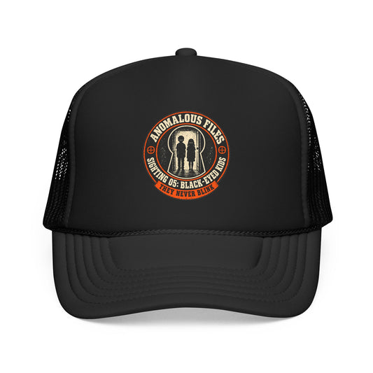 Anomalous Files Sighting 5:Black-Eyed Kids Foam Trucker Hat