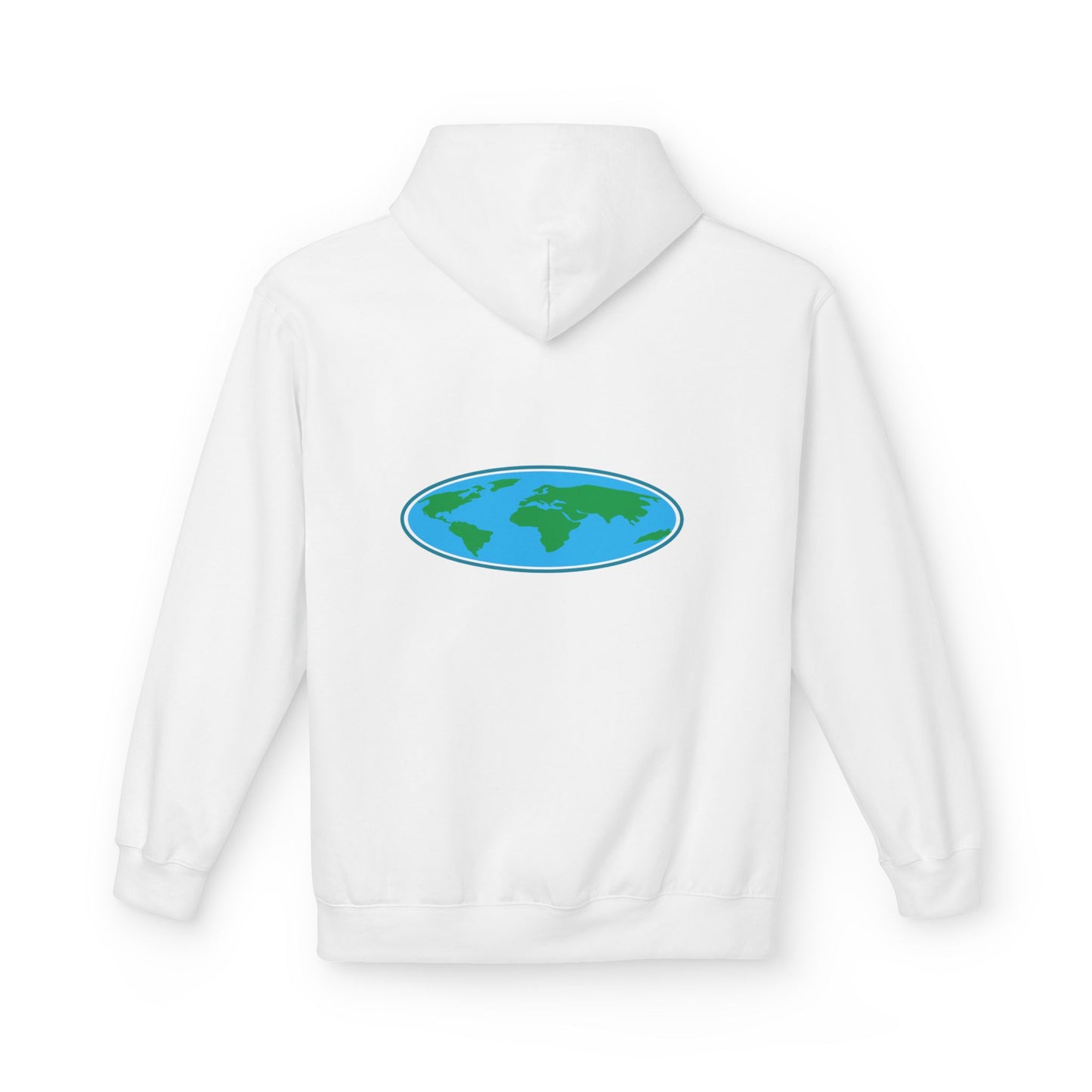 Hoodie Flat Earth Hiking Club Design