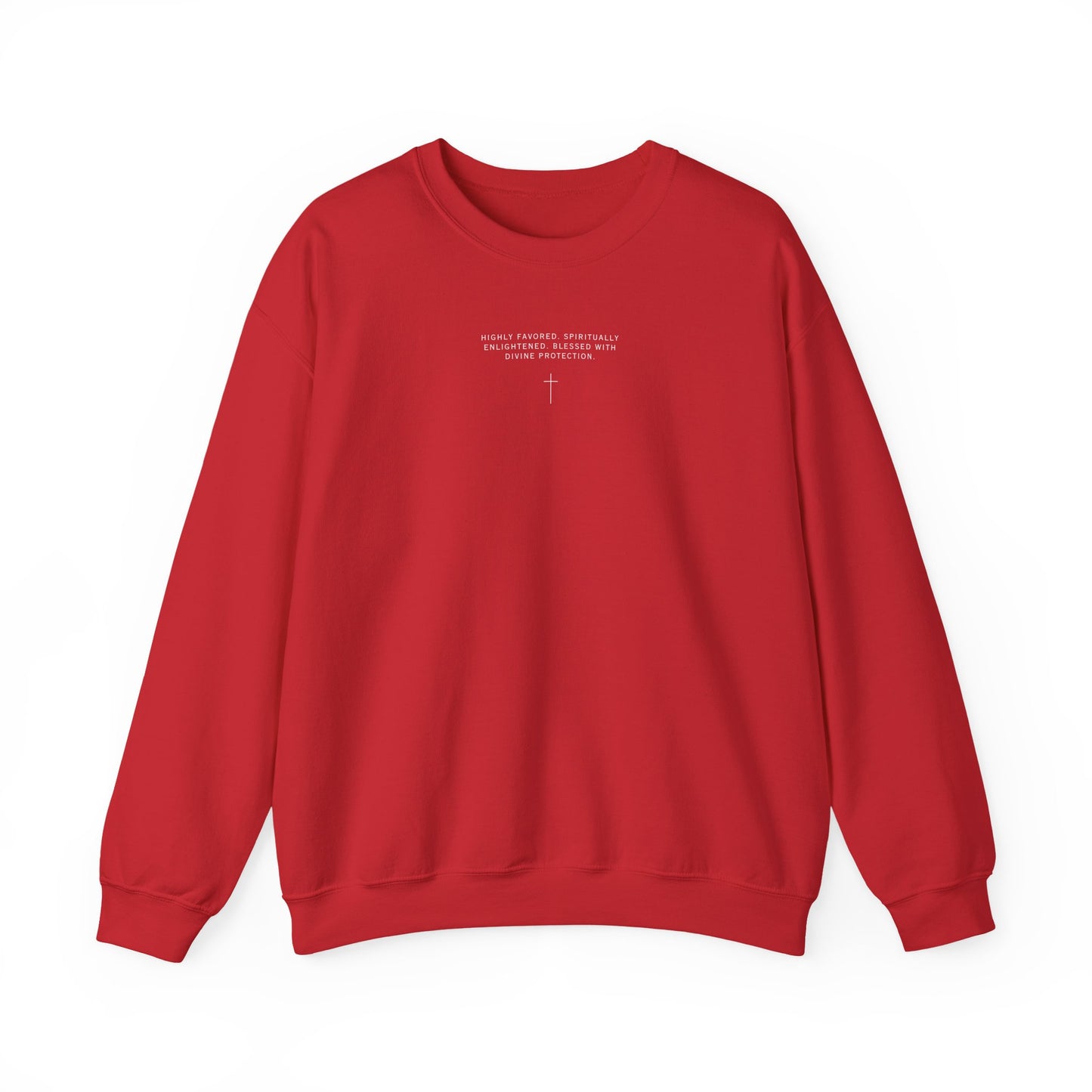 Chosen One/White Unisex Heavy Blend™ Crewneck Sweatshirt