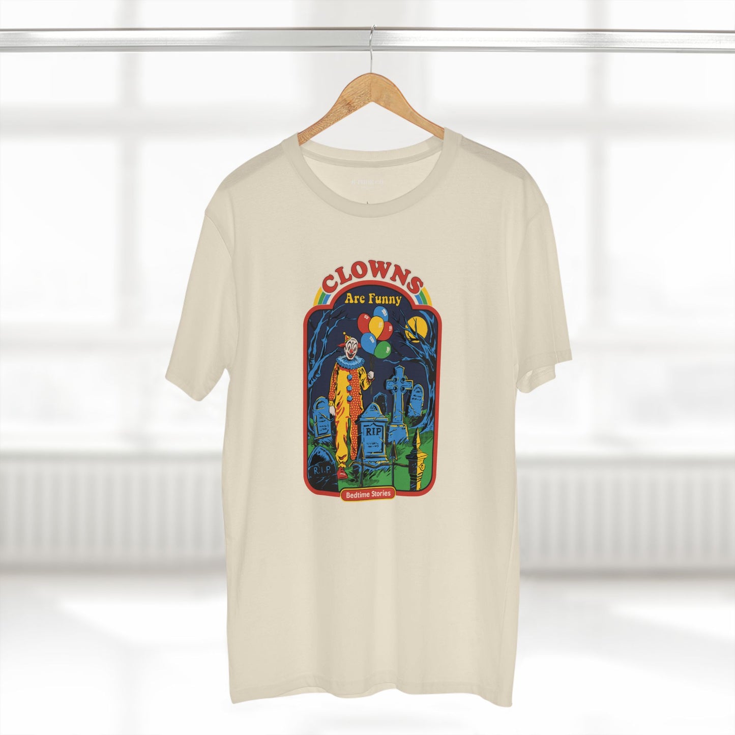 Retro Horror Clown Tee — Nostalgic 80s Film Graphic
